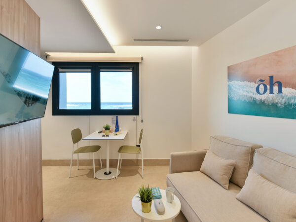 Estudio Planta Baja con Vista Mar y Ventana